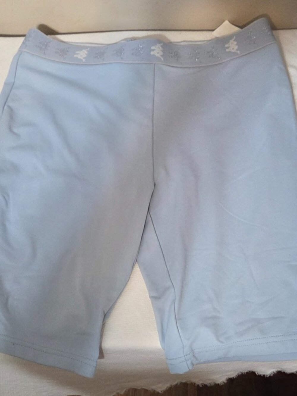 Kappa 222 Banda Biker Shorts Women Baby Blue SIZE: Small